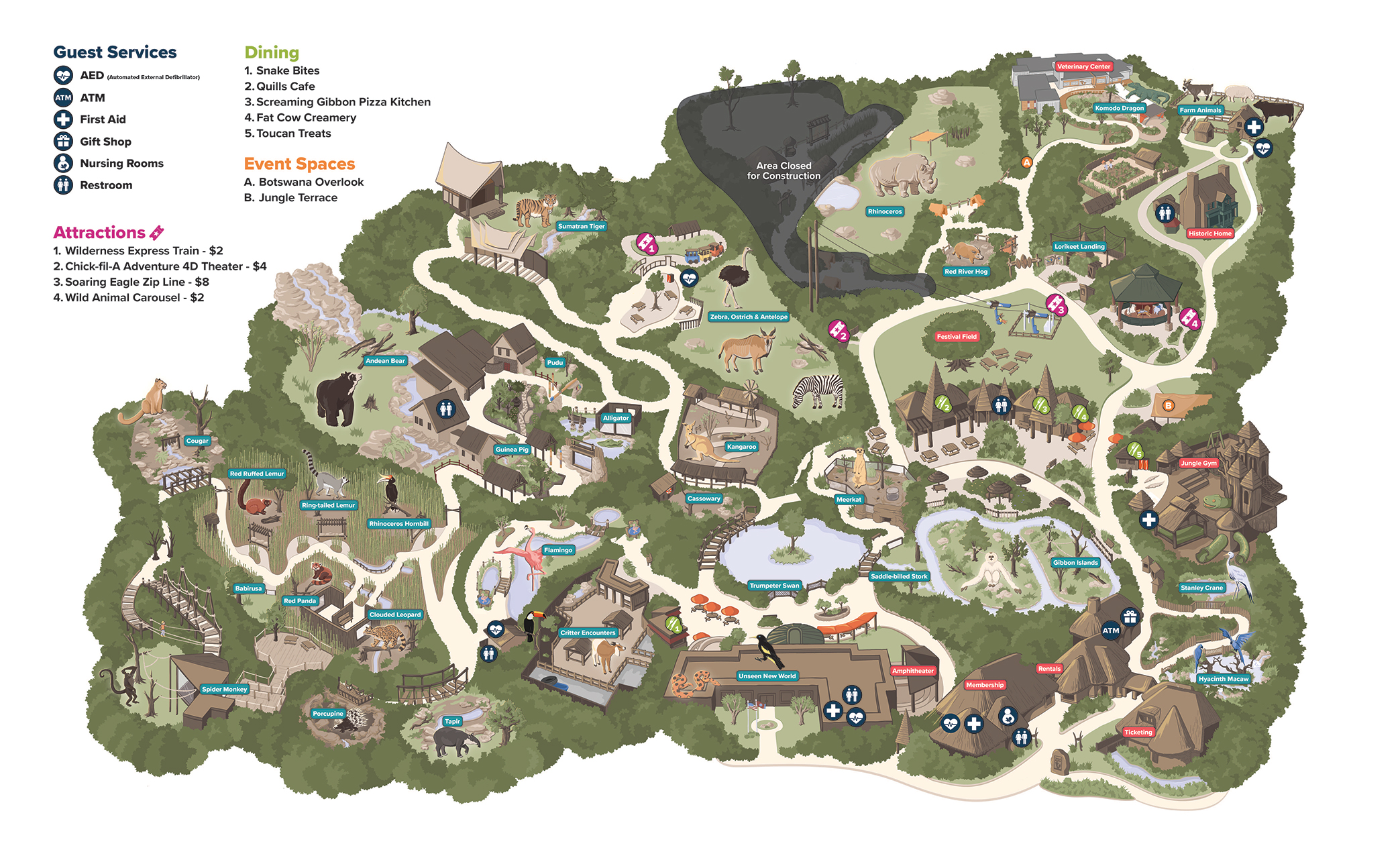Zoo map