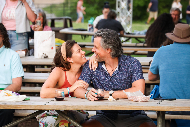 Couple ejoying Sips for Species